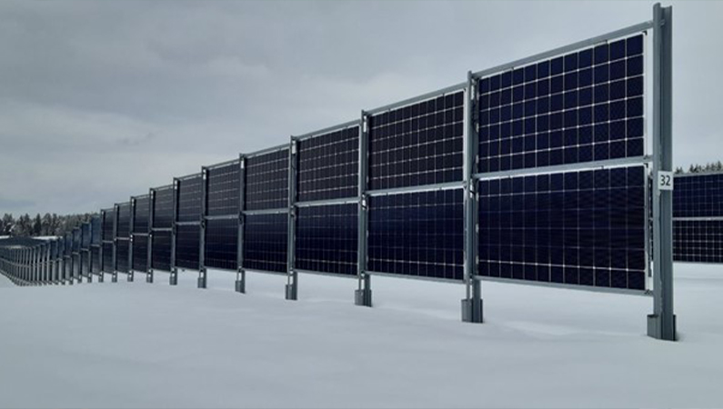 Bifacial Solar Panels in Snowy Region